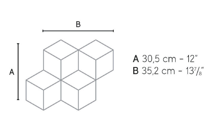 Мозаїка Marvel Royal Calacatta Mos. Esagono Lap. AEPM з колекції Marvel Edge Atlas Concorde