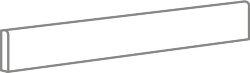 Плінтус Ndw Battiscopa Almond Flamed Rett - 7x120 NDWB21K Nordic Wood
