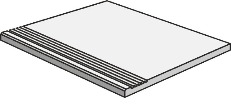 Сходинка (45x90) BGHBT17 Grd Line Avorio Lev - Blutech з колекції Blutech Blustyle