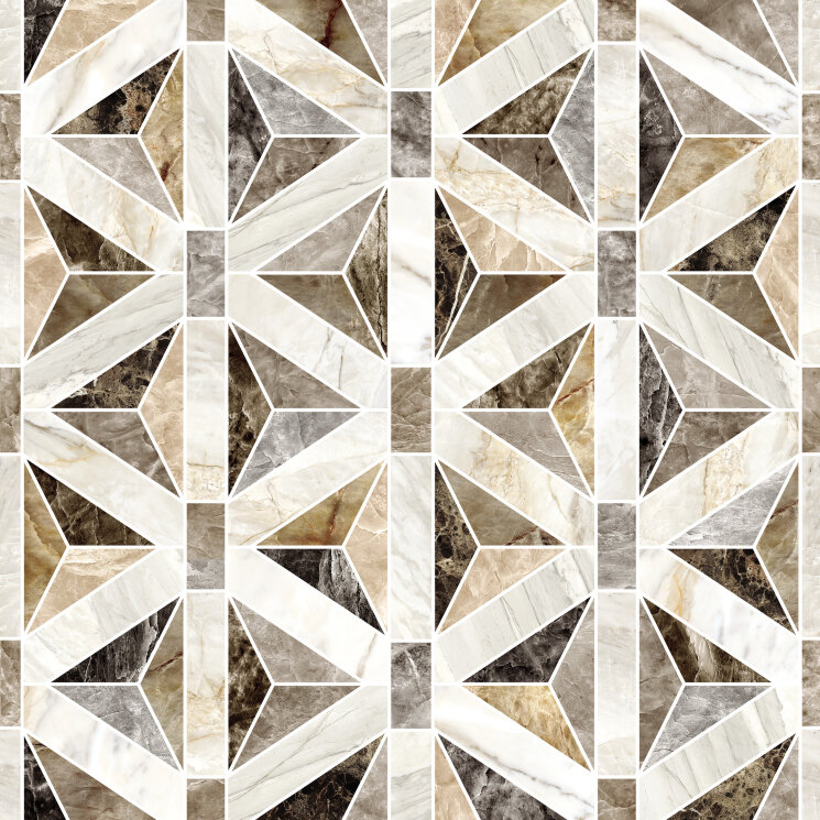Плитка 60x60 Intarsio - I Marmi I Bianchi - 144732 з колекції I Marmi I Bianchi Unica