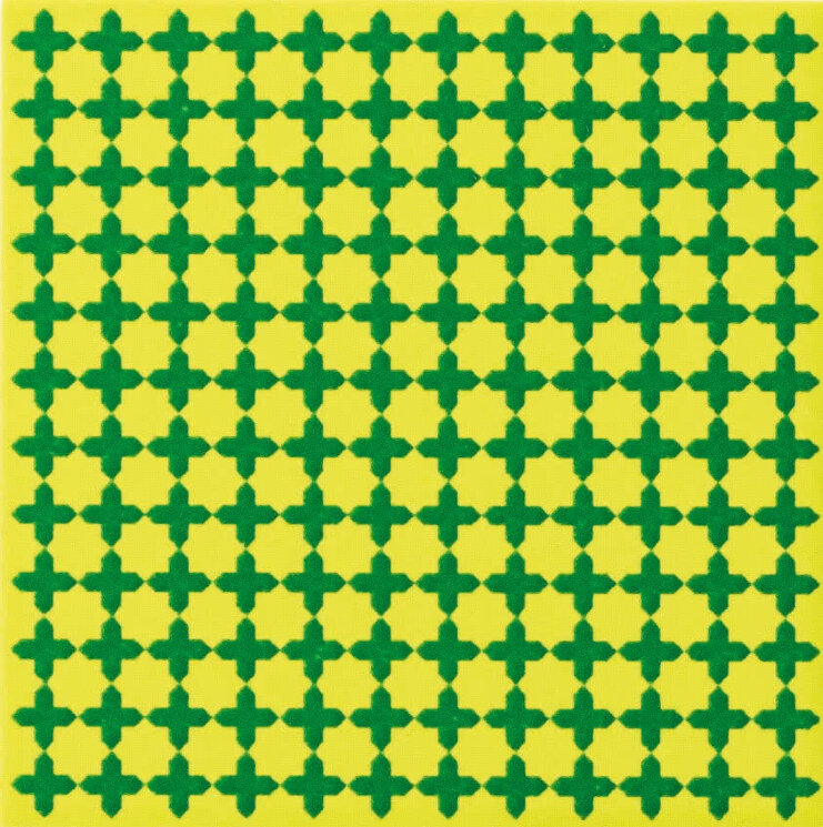Плитка (20x20) WW98L4 Green On Yellow Wonder Lux4 - Wonderwall з колекції Wonderwall Ascot