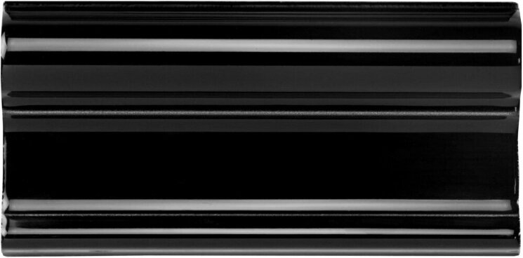 Бордюр Victoria 7.5x15.2 Artworks Jet Black Original Style з колекції Artworks Jet Black Original Style