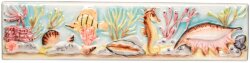 Бордюр Seahorse And Conch Border 5x20 La Belle Original Style