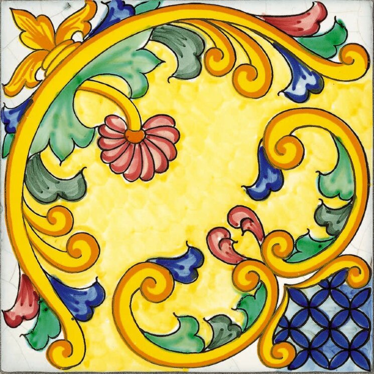 Декор (40x40) Jasmina Antichi Decori - Cotto Salernitano з колекції Cotto Salernitano Giovanni De Maio