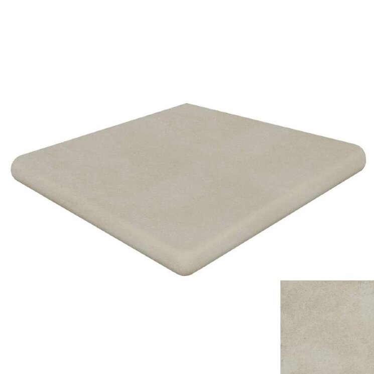 Сходинка Esquina Redonda Hueso 33x33 Capri Gres De Aragon з колекції Capri Gres De Aragon