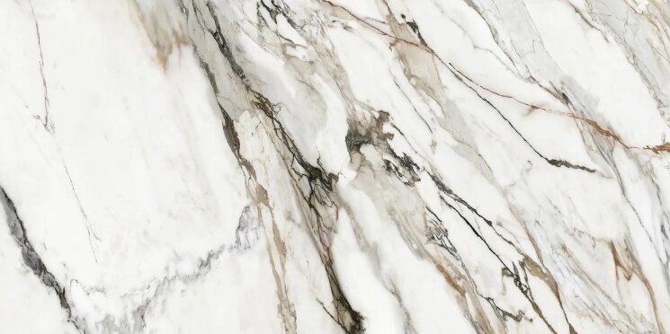 Плитка 60x120 CALACATTA PAONAZZO SATIN RECT. ITT Ceramic Calacatta Paonazzo з колекції Calacatta Paonazzo ITT Ceramic