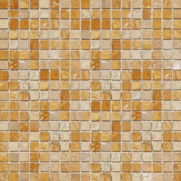 Мозаїка Mosaic Nat Polished Golden Travertin 30.5x30.5 Travertino Colori Viva з колекції Travertino Colori Viva
