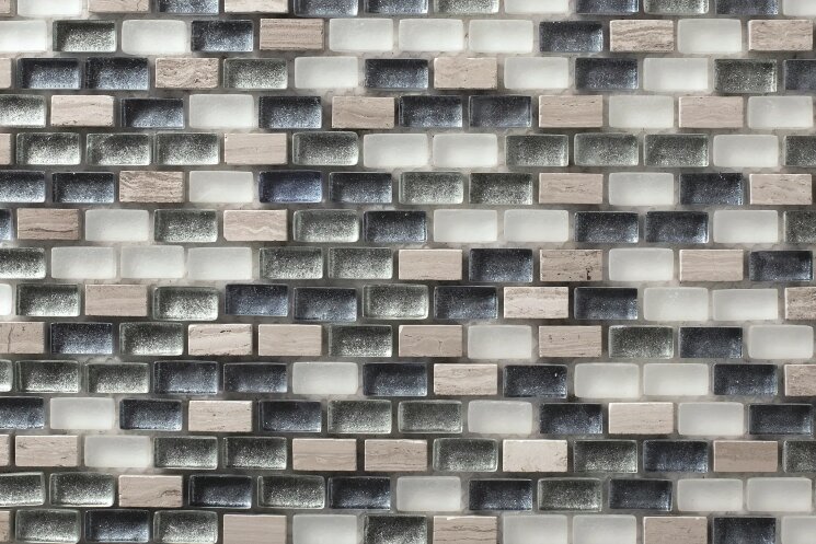 Мозаїка 28.6x28.8 ST MINIMET BL6/1020 IMetalizzati Metallic Glass And Stone Arvex I Metallizzati з колекції I Metallizzati Arvex