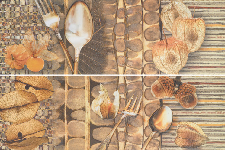 Панно 30x90 Composicion Kitchen Madeira Sand Ii-9522 з колекції 9522 Porcelanite Dos