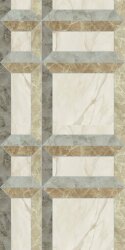 Плитка Tarsia Frame Avorio LUX 3D 60X120 Плитка Tarsia Frame Avorio LUX 3D 60X120