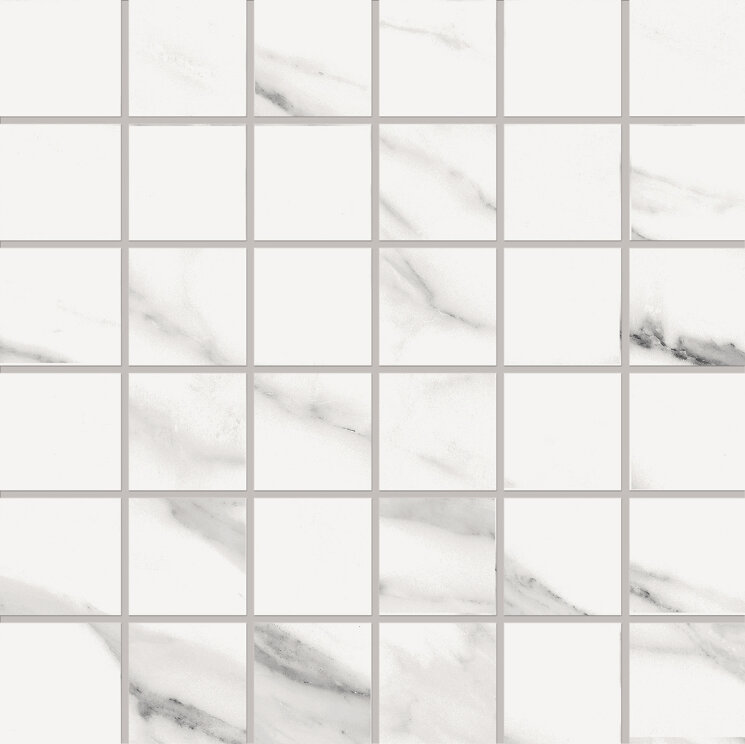 Мозаїка 30x30 Edrk Z305 M0 R Mosaico Statuario Michelangelo Naturale - Tele di Marmo з колекції Tele di Marmo Emilceramica
