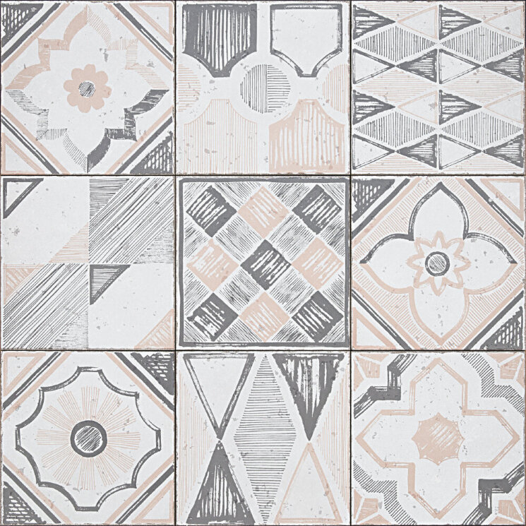 Декор (20x20) TTBSTM02SA Mixdeco rosyblush satin - Mix Deco з колекції MixDeco Terratinta