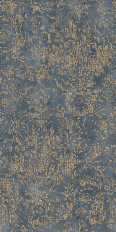 60x120 592670 Damask Fresco Blue Ricchetti Fresco з колекції Fresco Ricchetti