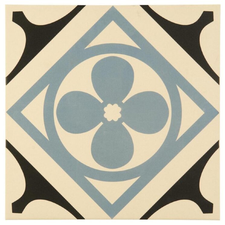 Декор Quatrefoil Black Light Blue 30x30 Odyssey Original Style з колекції Odyssey Original Style Декор Quatrefoil Black Light Blue 30x30 Odyssey Original Style з колекції Odyssey Original Style