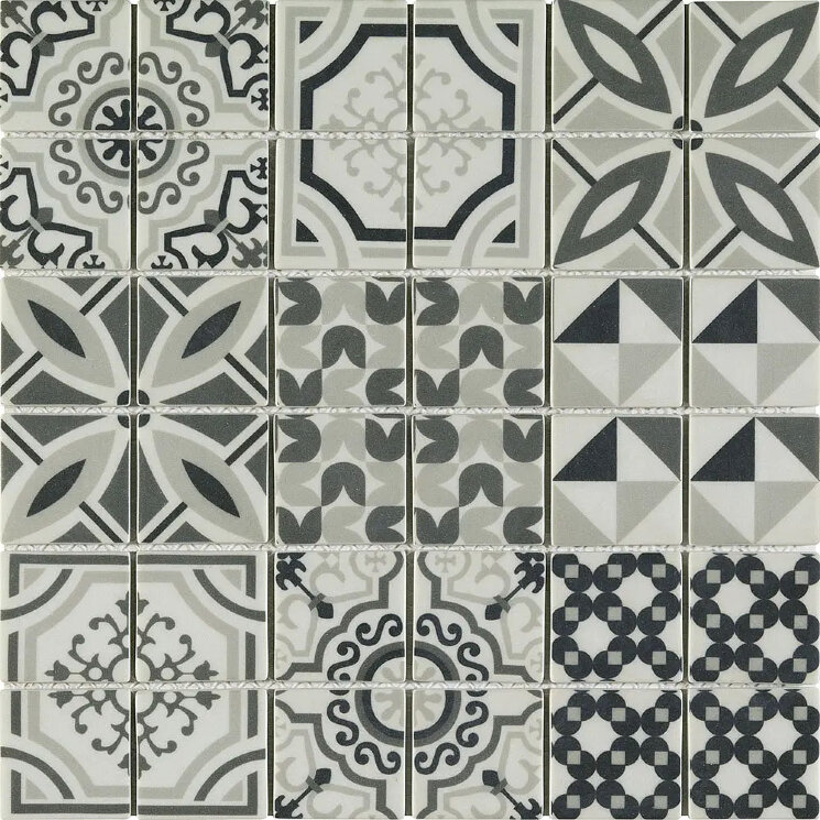 Мозаїка Quad Vintage Grey - 30x30 0412/QDVG38 Quad з колекції Quad Boxer