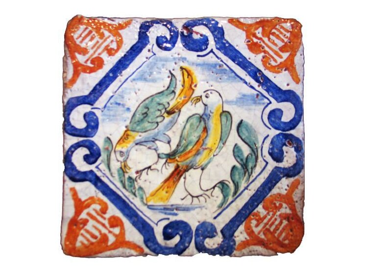 Декор (30x30) Piastrelle Maioliche Repro 059/D - Maioliche Repro з колекції Maioliche Repro Scianna