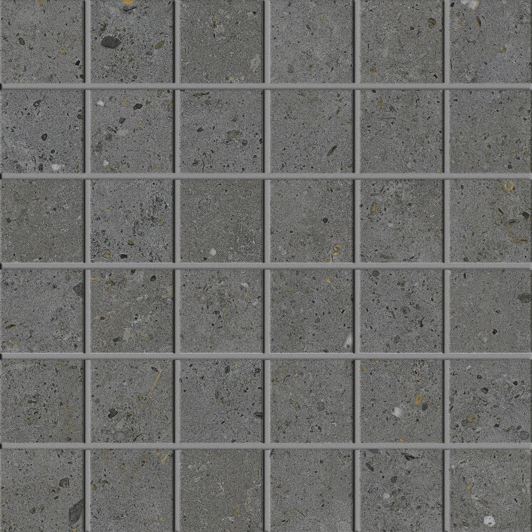 Мозаїка 30x30 Dark Grey Mosaico - Biophilic - P009531 з колекції Biophilic Pastorelli