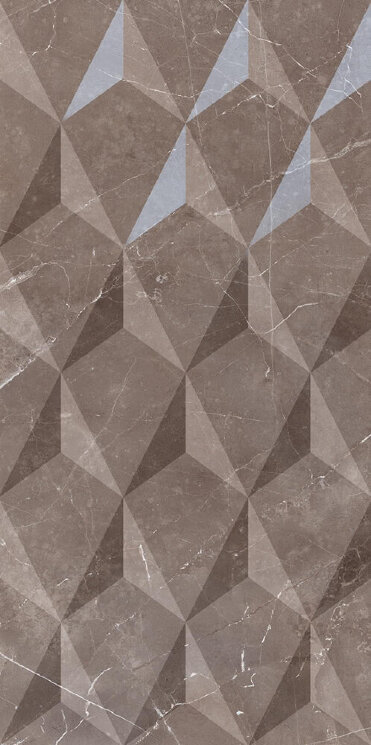 Декор (35x70) 664.0138.037 Bliss Tortora Shine Ret - Marble з колекції Marble Love Tiles