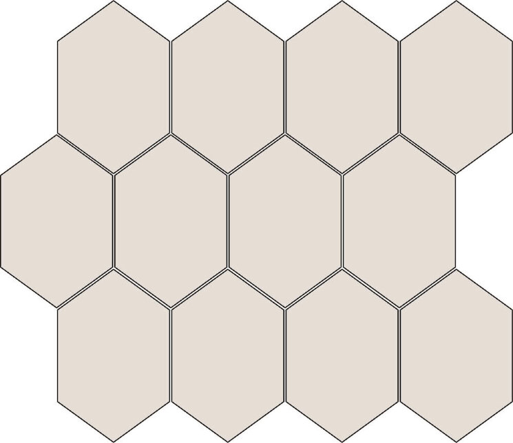 Мозаїка (24x26.6) 25MH2427TL1BF Mosaic Hexagon Tool White - Tool з колекції Tool Margres