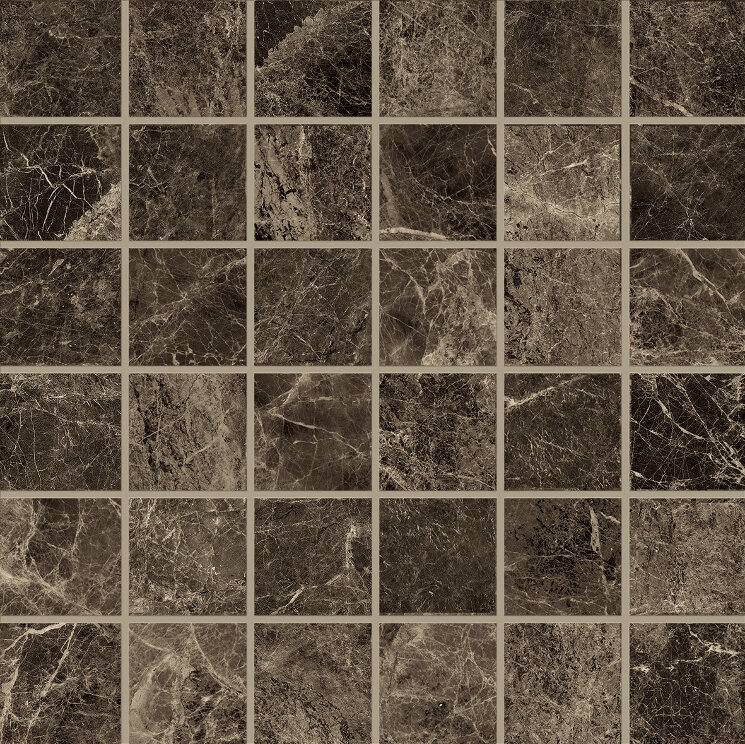 Мозаїка 30x30 Edrl Z305 M6 R Mosaico Frappuccino Pollock Naturale - Tele di Marmo з колекції Tele di Marmo Emilceramica