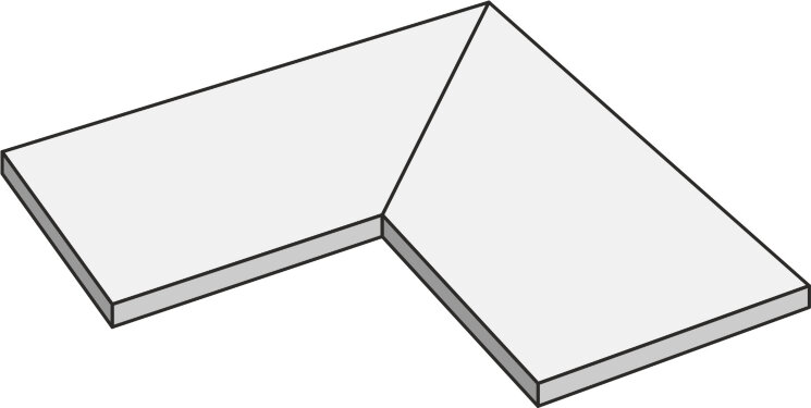 Кутова сходинка 30x90 Beige Ang. Gradino Interno Costa Lucida - Chambord - CHBLI92 з колекції Chambord Sichenia