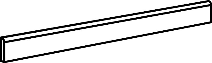 Плінтус 5,4x60 Batt. Aluminium Nat.0 - Titan - 107260 з колекції Titan Century