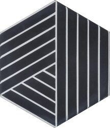 Плитка 20x23 Fold – Soot/Pure white Marrakech Design Charlotte von der Lancken