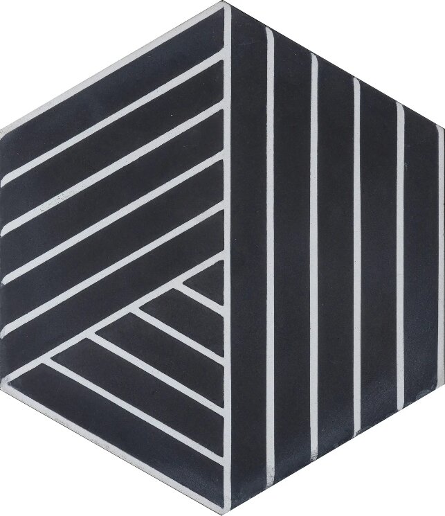 Плитка 20x23 Fold – Soot/Pure white Marrakech Design Charlotte von der Lancken з колекції Charlotte von der Lancken Marrakech Design Плитка 20x23 Fold – Soot/Pure white Marrakech Design Charlotte von der Lancken з колекції Charlotte von der Lancken Marrakech Design