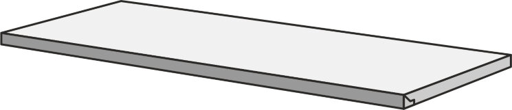 Бортик для басейну 20x120 Rovere Amande Gocciolatoio2 Cm - Allure - AR02SG2 з колекції Allure Impronta