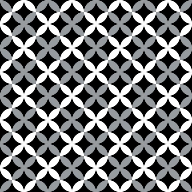 Декор Nero Dec E2 12.5x12.5 Colibri Vallelunga з колекції Colibri Vallelunga