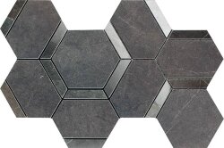 Мозаїка Pietra Grey Mosaico Esagona Decoro Mix 20x34 Lux Experience Impronta Мозаїка Pietra Grey Mosaico Esagona Decoro Mix 20x34 Lux Experience Impronta