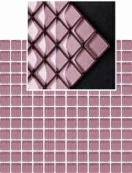 Мозаїка 29.8x29.8 Uniwersalna Mozaika Szklana Paradyz Lilac