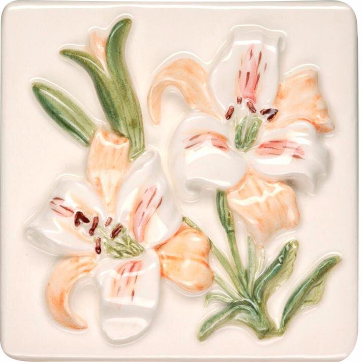 Декор Lilies 10x10 La Belle Original Style з колекції La Belle Original Style