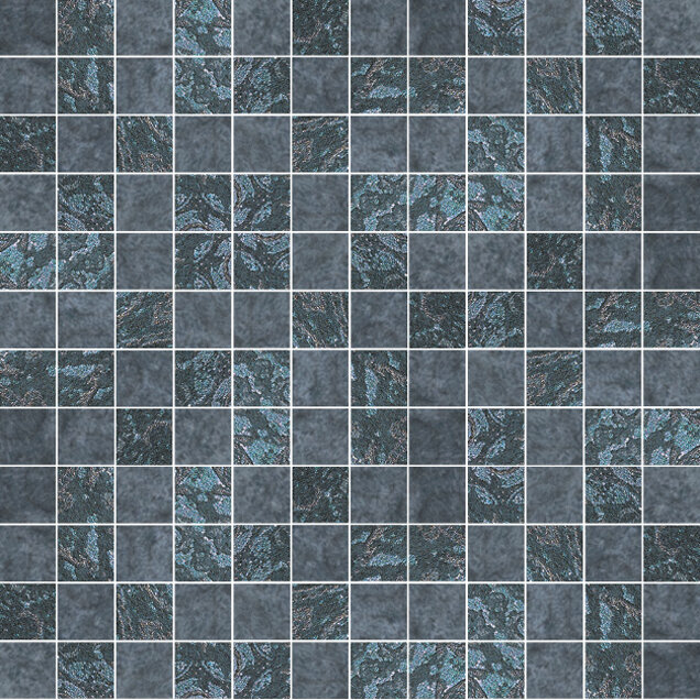 Мозаїка (30x30) VMS303BL48 INTRECCIO SMALL BLUE - Luci di Venezia з колекції Luci di Venezia Decoratori Bassanesi