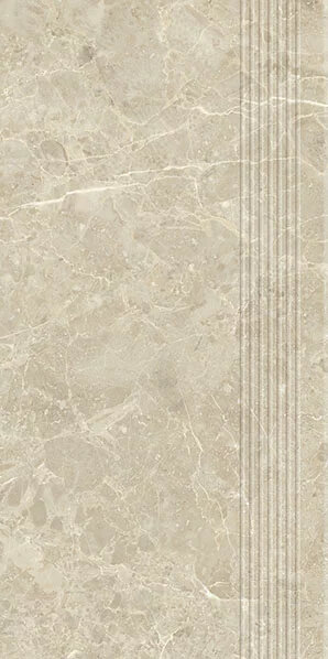 Плитка 30x60 Archicross Stone White Stopnica Prasowana Matt Paradyz з колекції Archicross Stone Paradyz