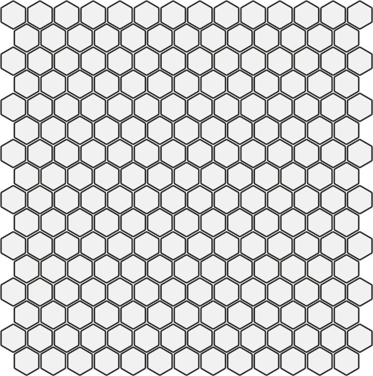 Мозаїка 33,2x33,2 Stone 562 Matte Hexagonal-Stone з колекції Stone Hisbalit