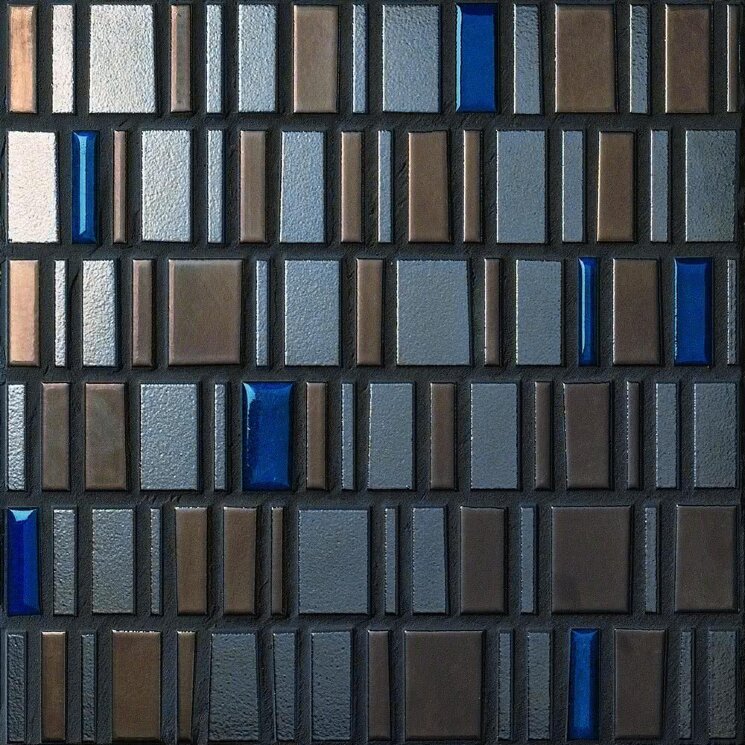 Мозаїка (30x30) 230525 Highmetalblue - Le Murrine з колекції Le Murrine Settecento