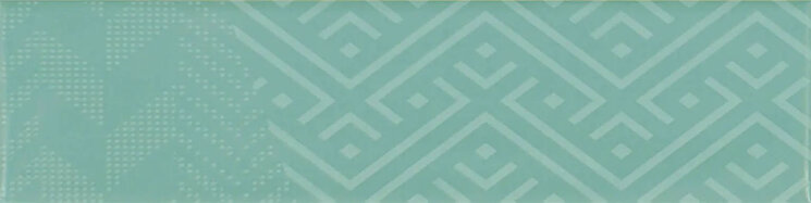 Плитка Emotion Teal Decor - 7.5x30 MAY00686 Emotion з колекції Emotion Mayolica
