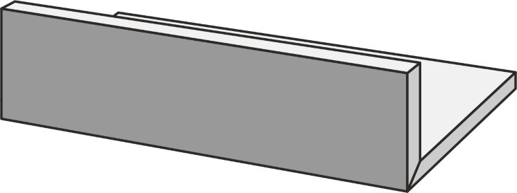 Кутовий елемент 15x50 Cardoso Xt20 Grigio Corodlo Lrt - Realstone_Cardoso XT20 - R09W з колекції Realstone_Cardoso XT20 Ragno