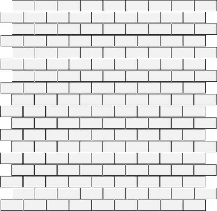 Мозаїка Fall Matte 6 mm Mosaico 1.5x3 30x30 BW Marble Floor Gres з колекції BW Marble Floor Gres