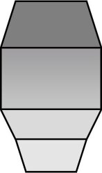 L-елемент (2x5) 750959 Sp. Cap. Opale Fume - Opale