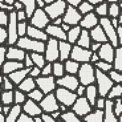 Мозаїка Fragment Black 117.2x117.2 Decori Opus Romano Bisazza