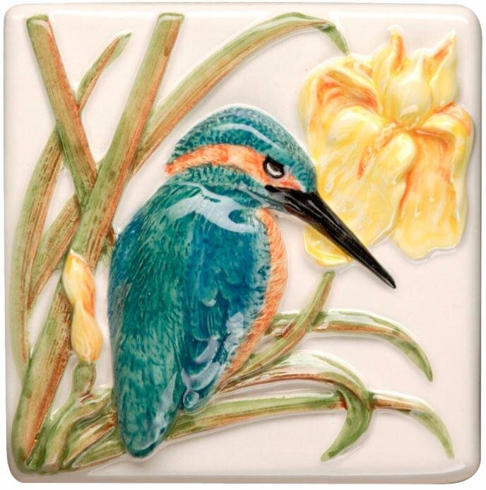 Декор Kingfisher Clematis 10x10 La Belle Original Style з колекції La Belle Original Style Декор Kingfisher Clematis 10x10 La Belle Original Style з колекції La Belle Original Style