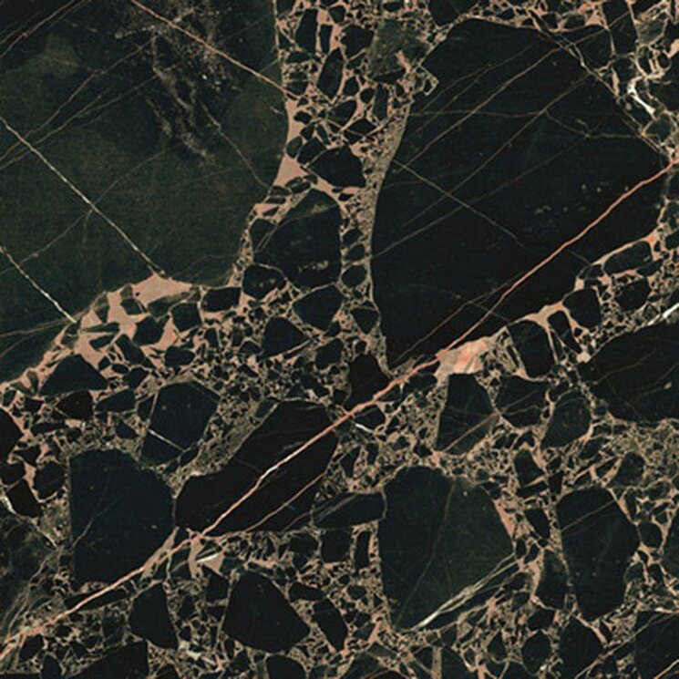 Плитка Orange Black Lucido 118x118 Marmoker Casalgrande Padana з колекції Marmoker Casalgrande Padana