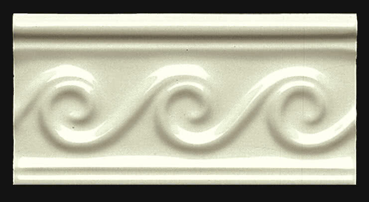 Бордюр (7.5x15) ADNE4068 Relieve Olas Pb Celery - Neri з колекції Neri Adex