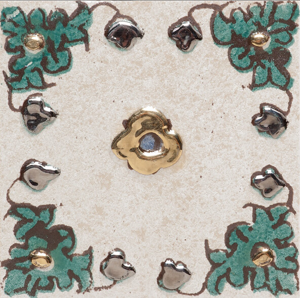 Декор (12x12) Stil Prato Oro - Stilnuovo з колекції Stilnuovo Eco Ceramica