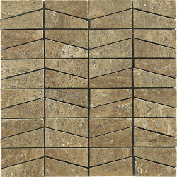 Мозаїка (30x30) 612006 Mod. Trapezi7,5Travertino Noce - Altagamma