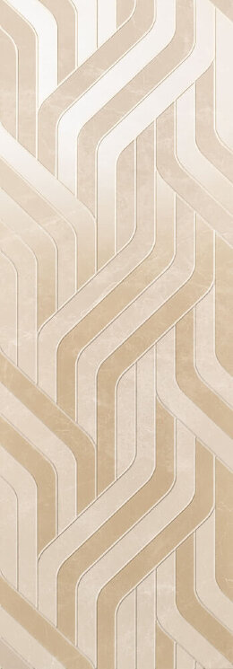 Декор (45x120) 664.0139.002 Twist Beige Shine Ret - Marble з колекції Marble Love Tiles
