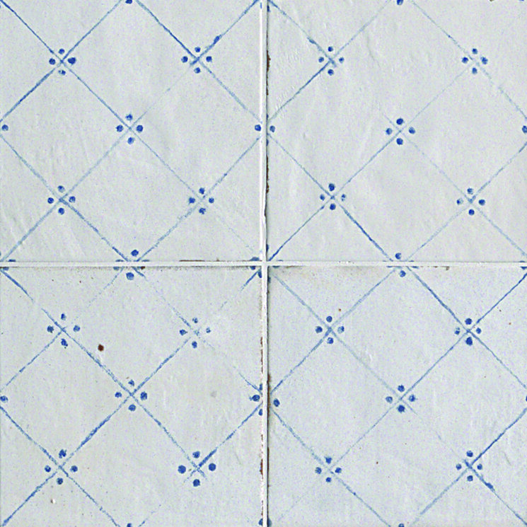 Плитка (20x20) fMTJ Firenze Heritage Maiolica Bianca Deco Blu - Firenze Heritage з колекції Firenze Heritage FAP