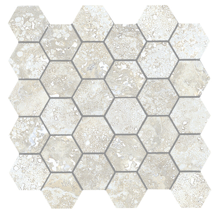 Мозаїка 28x29 Trevi Nat Esagona Rett - Imperial - 155322 з колекції Imperial La Fabbrica